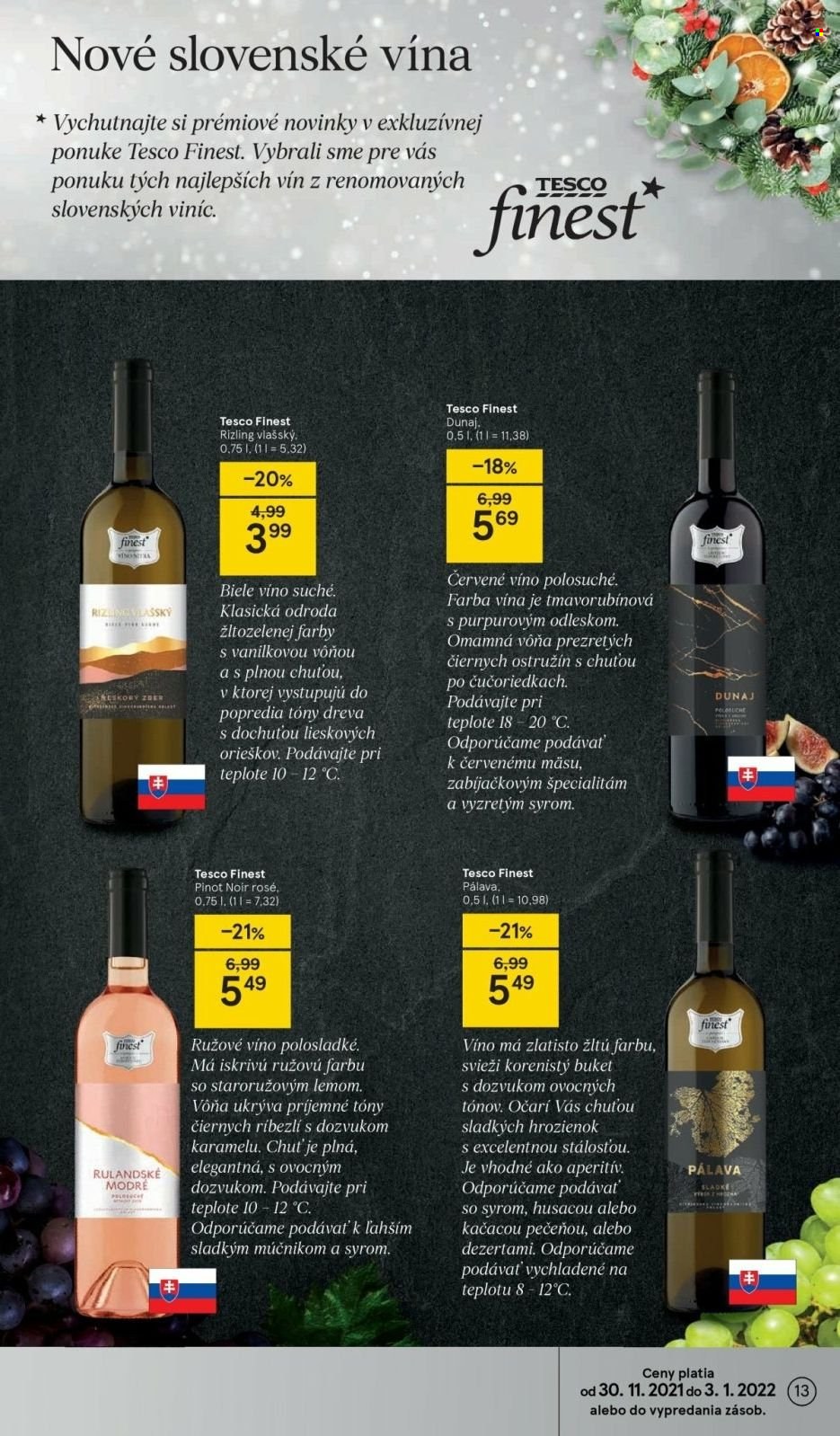 Leták TESCO supermarket - 1.12.2021 - 6.12.2021. Strana 13