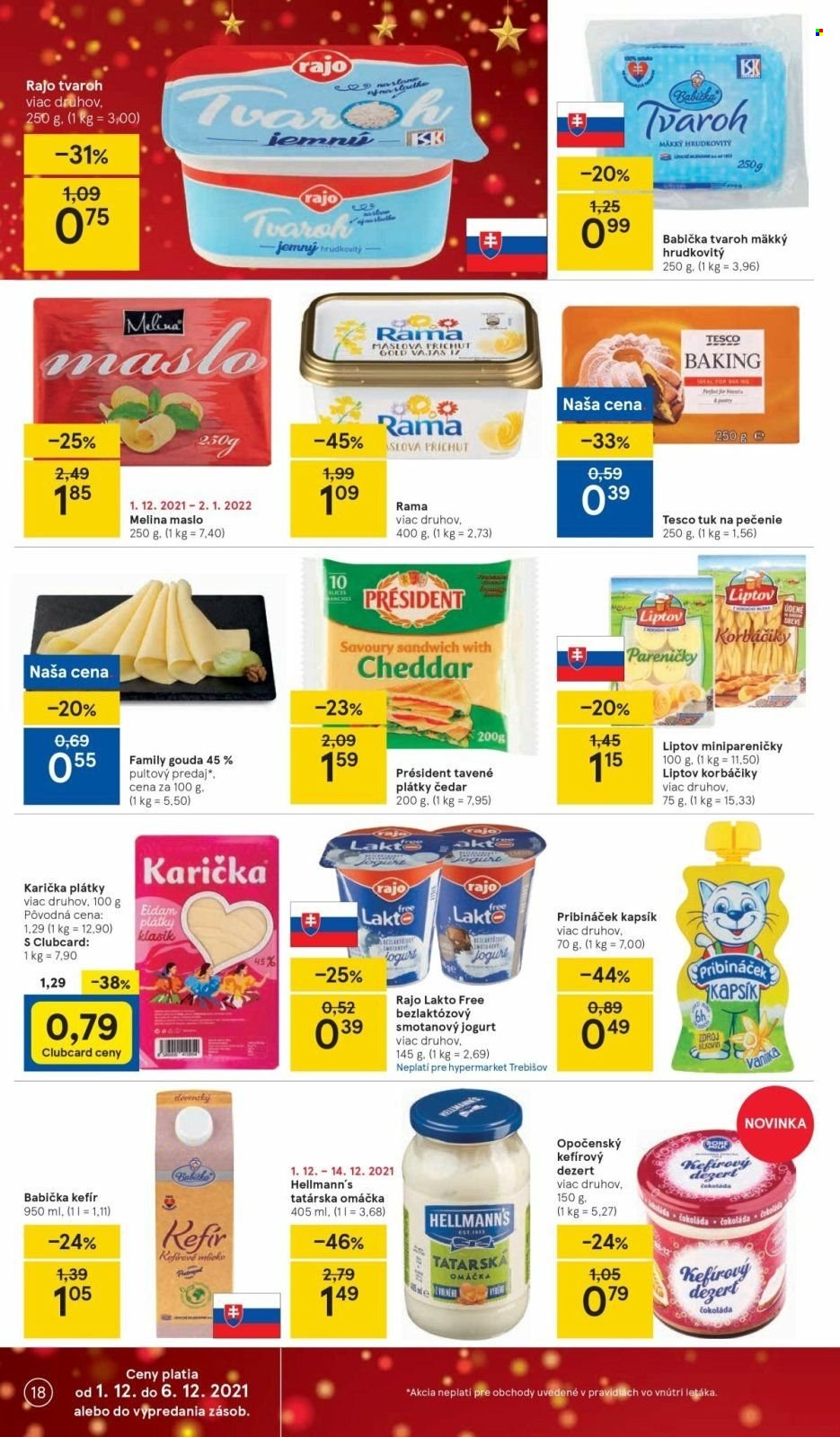 Leták TESCO supermarket - 1.12.2021 - 6.12.2021. Strana 18