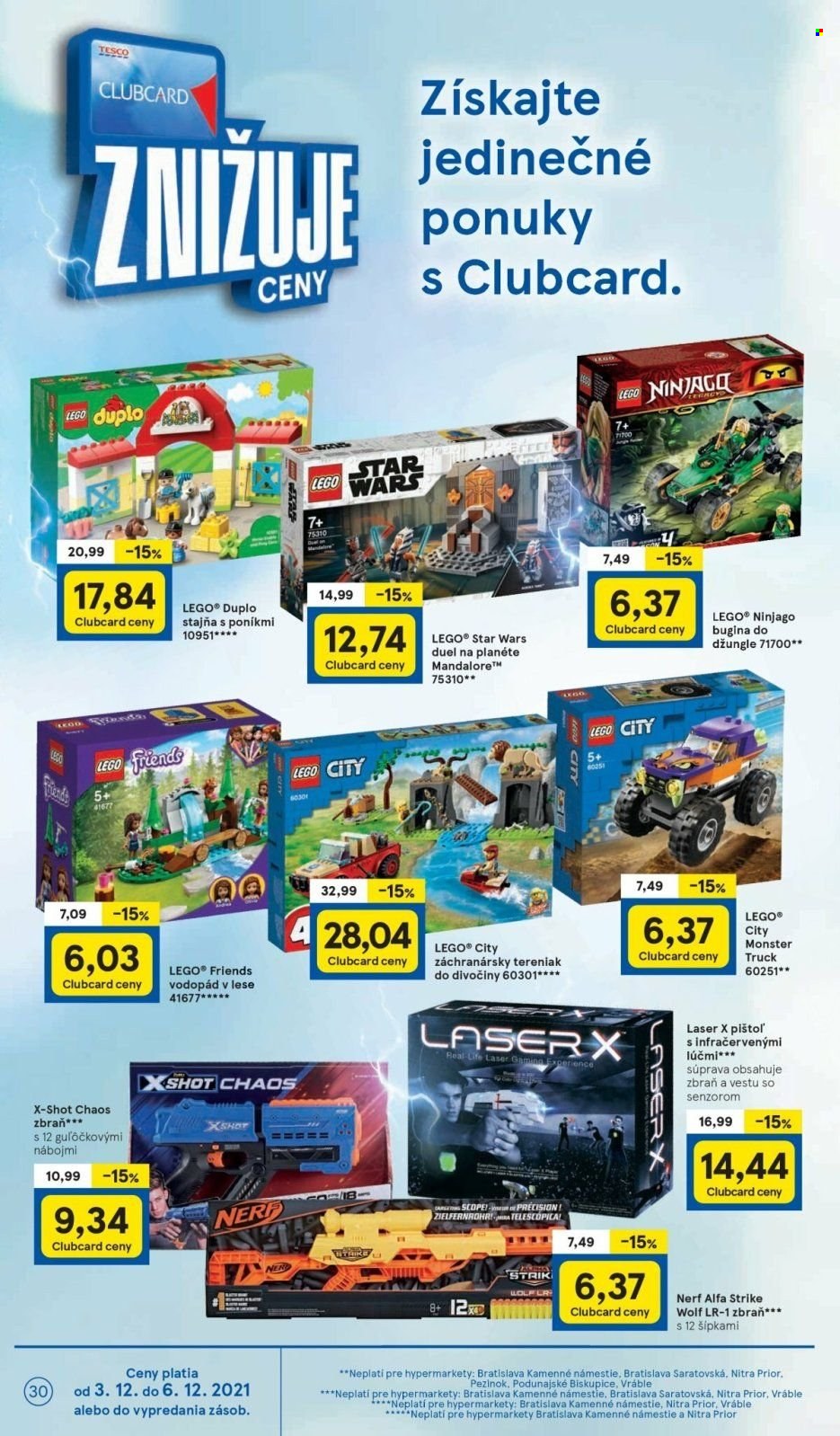 Leták TESCO supermarket - 1.12.2021 - 6.12.2021. Strana 30