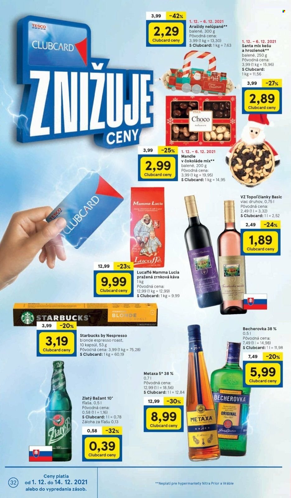 Leták TESCO supermarket - 1.12.2021 - 6.12.2021. Strana 32