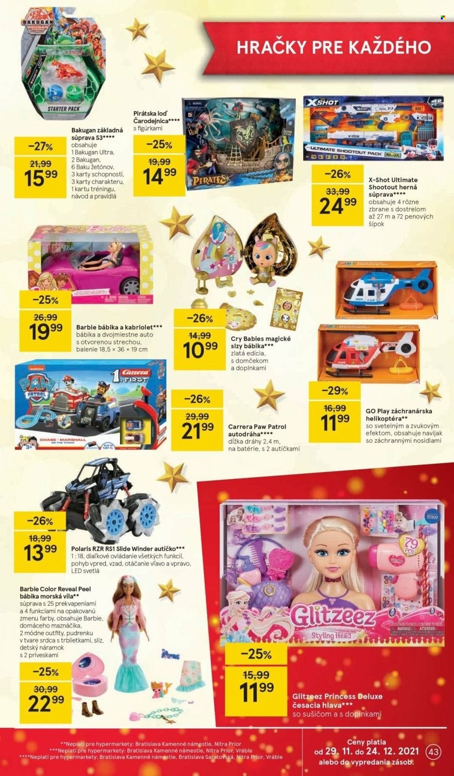Leták TESCO supermarket - 1.12.2021 - 6.12.2021. Strana 43
