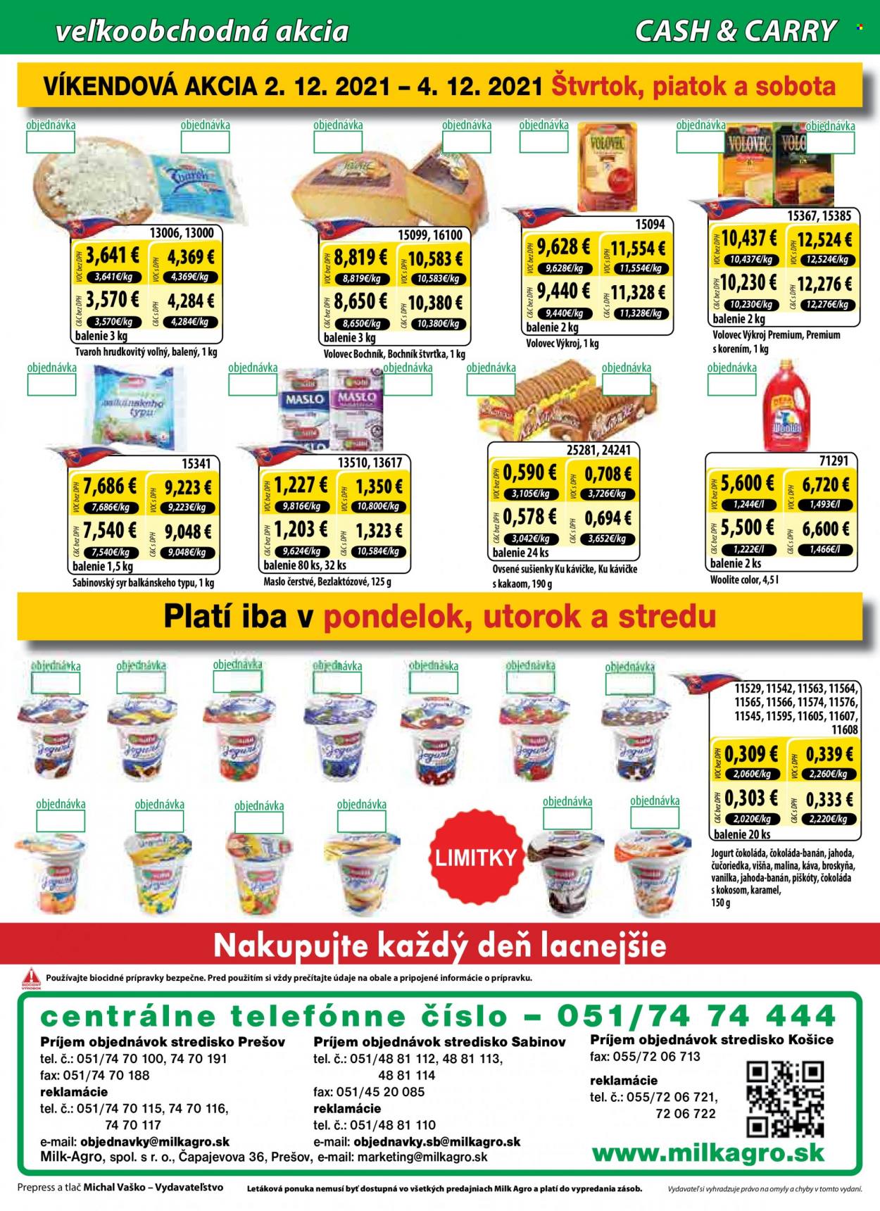 Leták Milk AGRO - 1.12.2021 - 7.12.2021. Strana 8