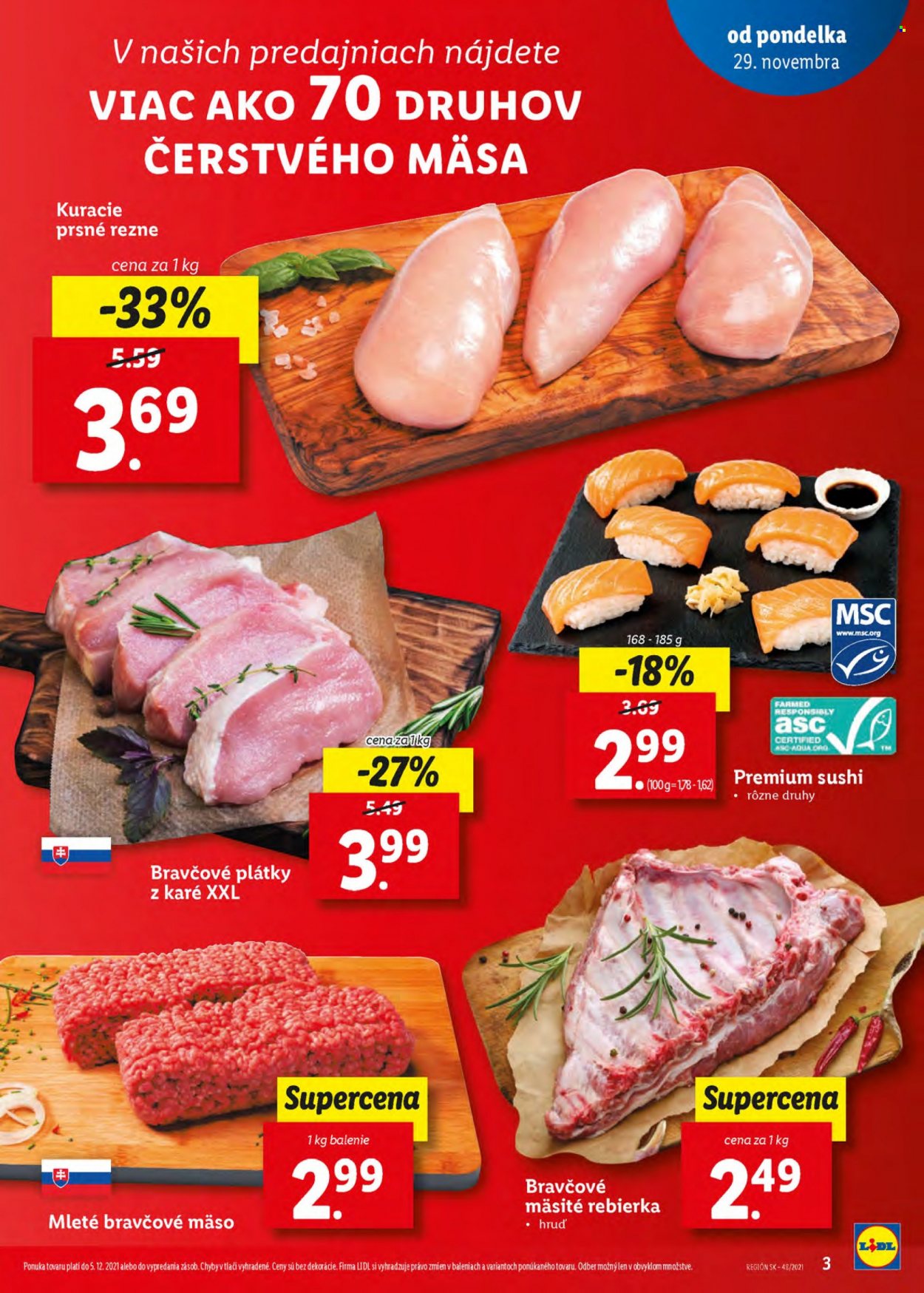 Leták Lidl - 2.12.2021 - 5.12.2021. Strana 3