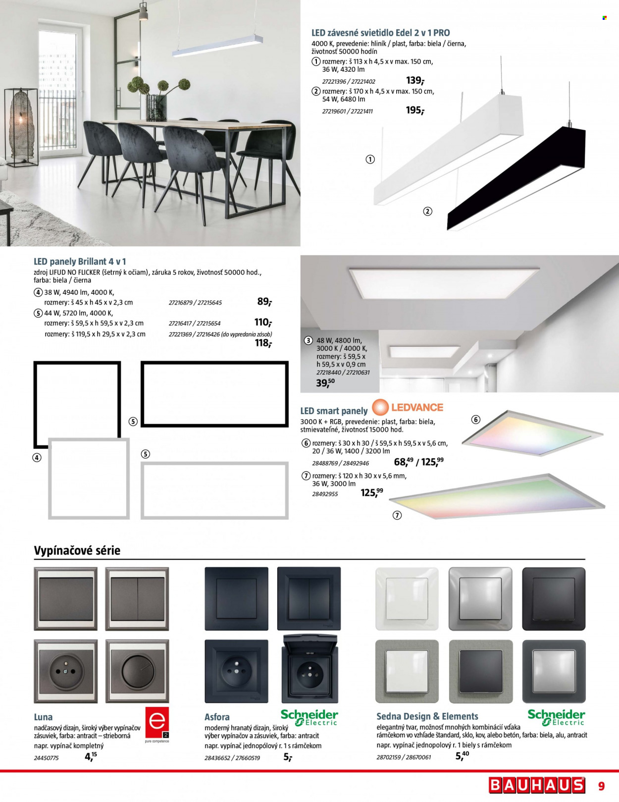 Leták Bauhaus - 29.11.2021 - 31.12.2021. Strana 9