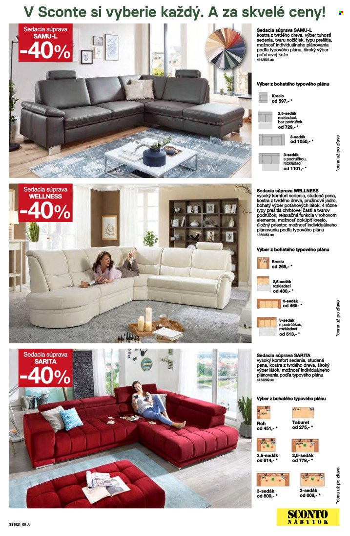 Leták Sconto nábytok - 26.11.2021 - 27.12.2021. Strana 5