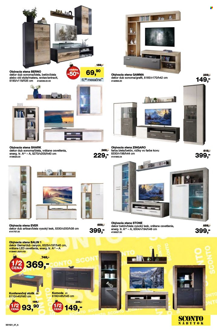 Leták Sconto nábytok - 26.11.2021 - 27.12.2021. Strana 7