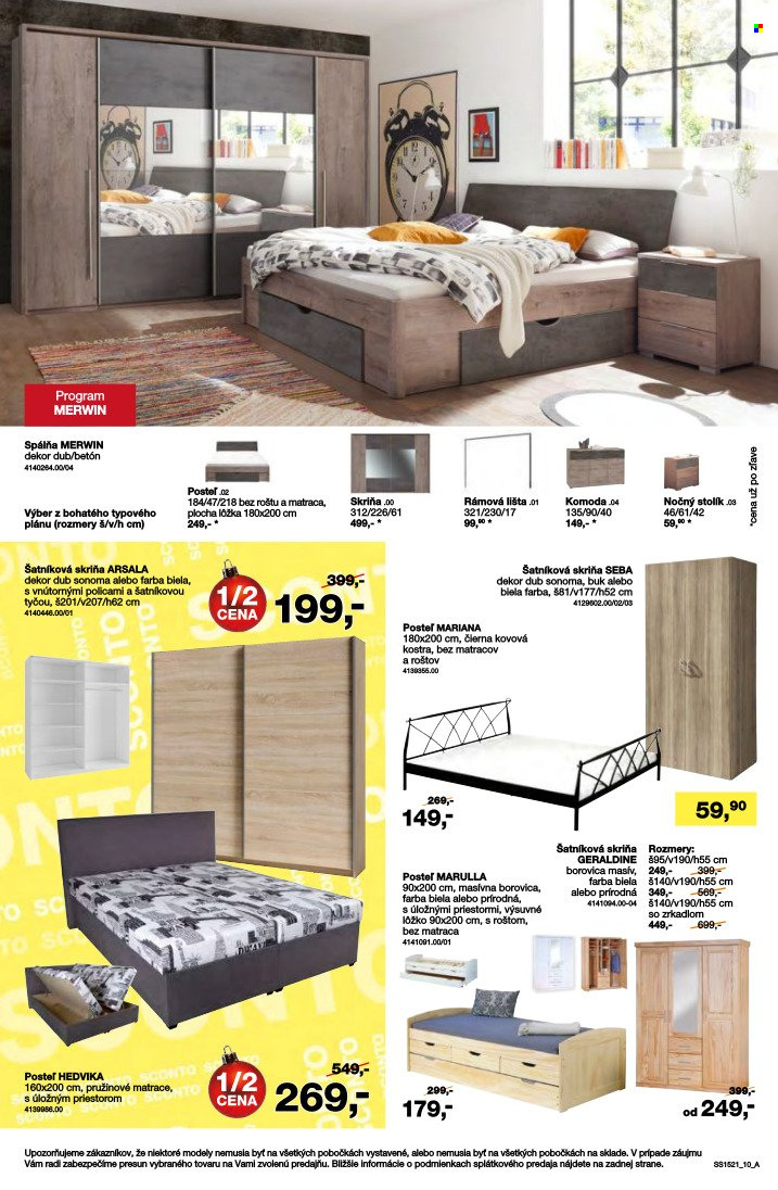 Leták Sconto nábytok - 26.11.2021 - 27.12.2021. Strana 10
