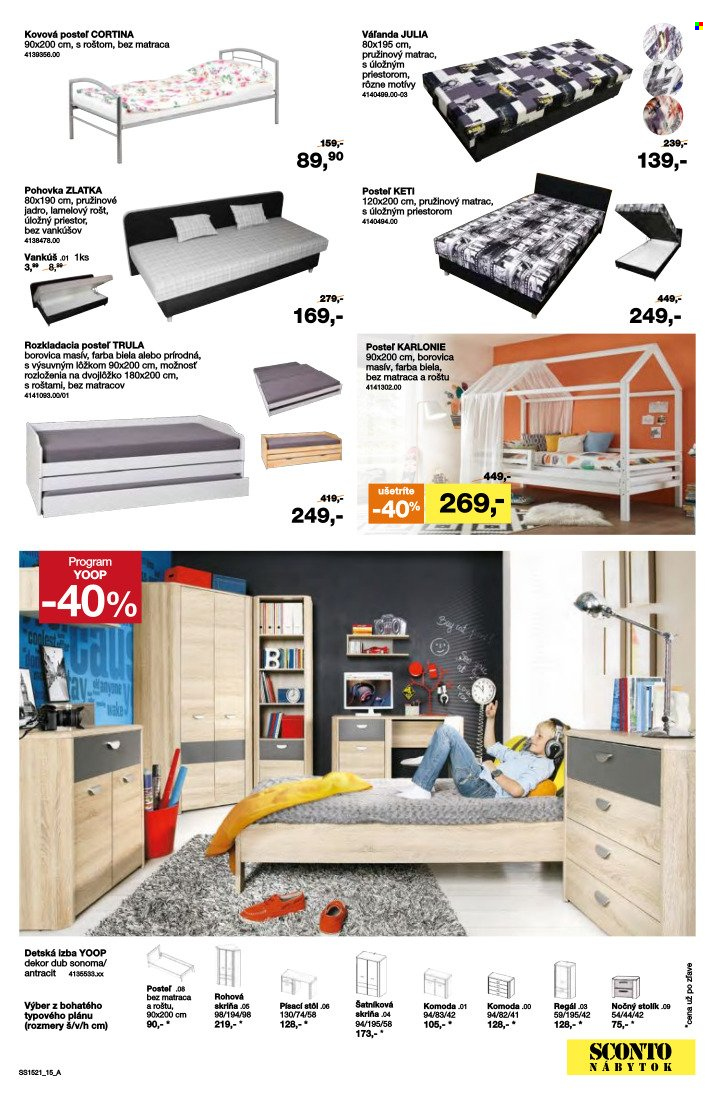Leták Sconto nábytok - 26.11.2021 - 27.12.2021. Strana 15