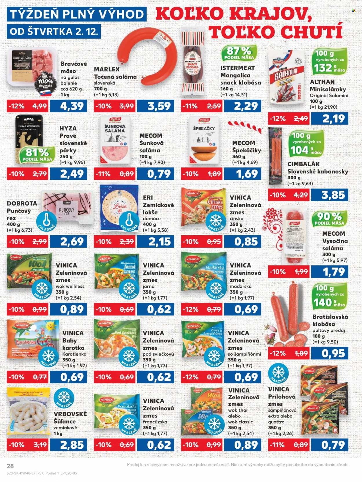 Leták Kaufland - 2.12.2021 - 8.12.2021. Strana 28