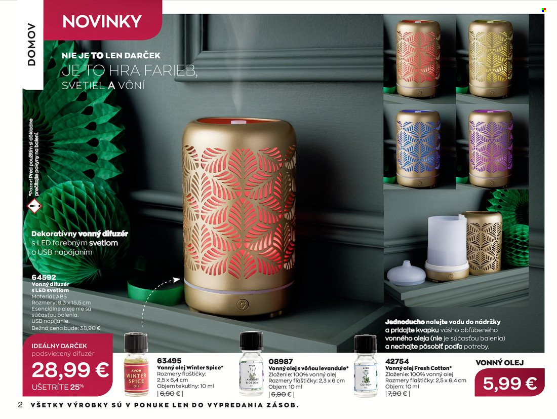 Leták Avon - 1.12.2021 - 31.12.2021. Strana 2