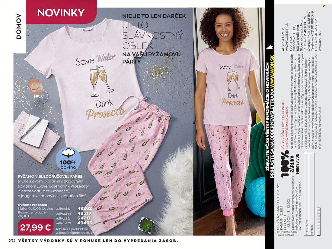 Leták Avon - 1.12.2021 - 31.12.2021. Strana 20