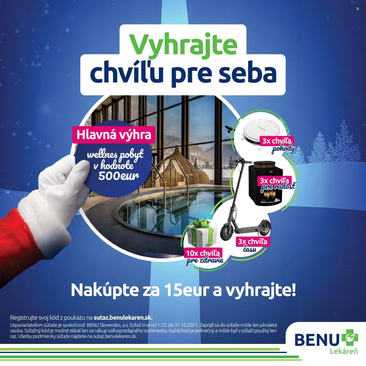 Leták BENU Lekáreň - 1.12.2021 - 31.12.2021. Strana 10