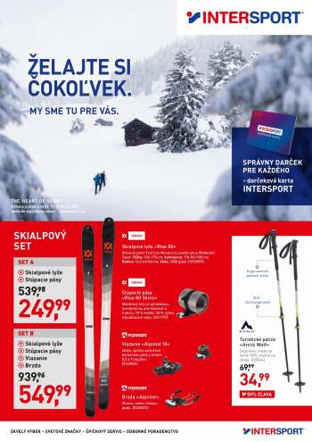 Leták Intersport - 1.12.2021 - 31.12.2021.