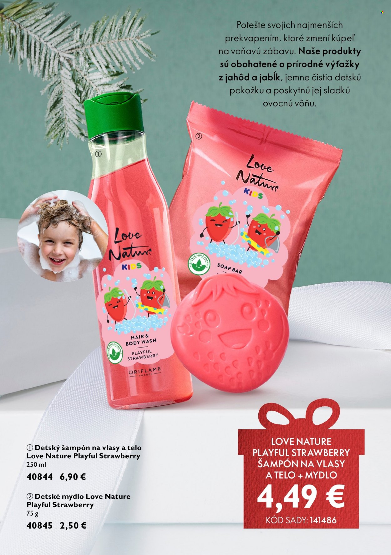 thumbnail - Leták Oriflame - 30.11.2021 - 17.12.2021 - Produkty v akcii - detský šampón, šampón, mydlo, šampón na telo a vlasy, Oriflame. Strana 24.