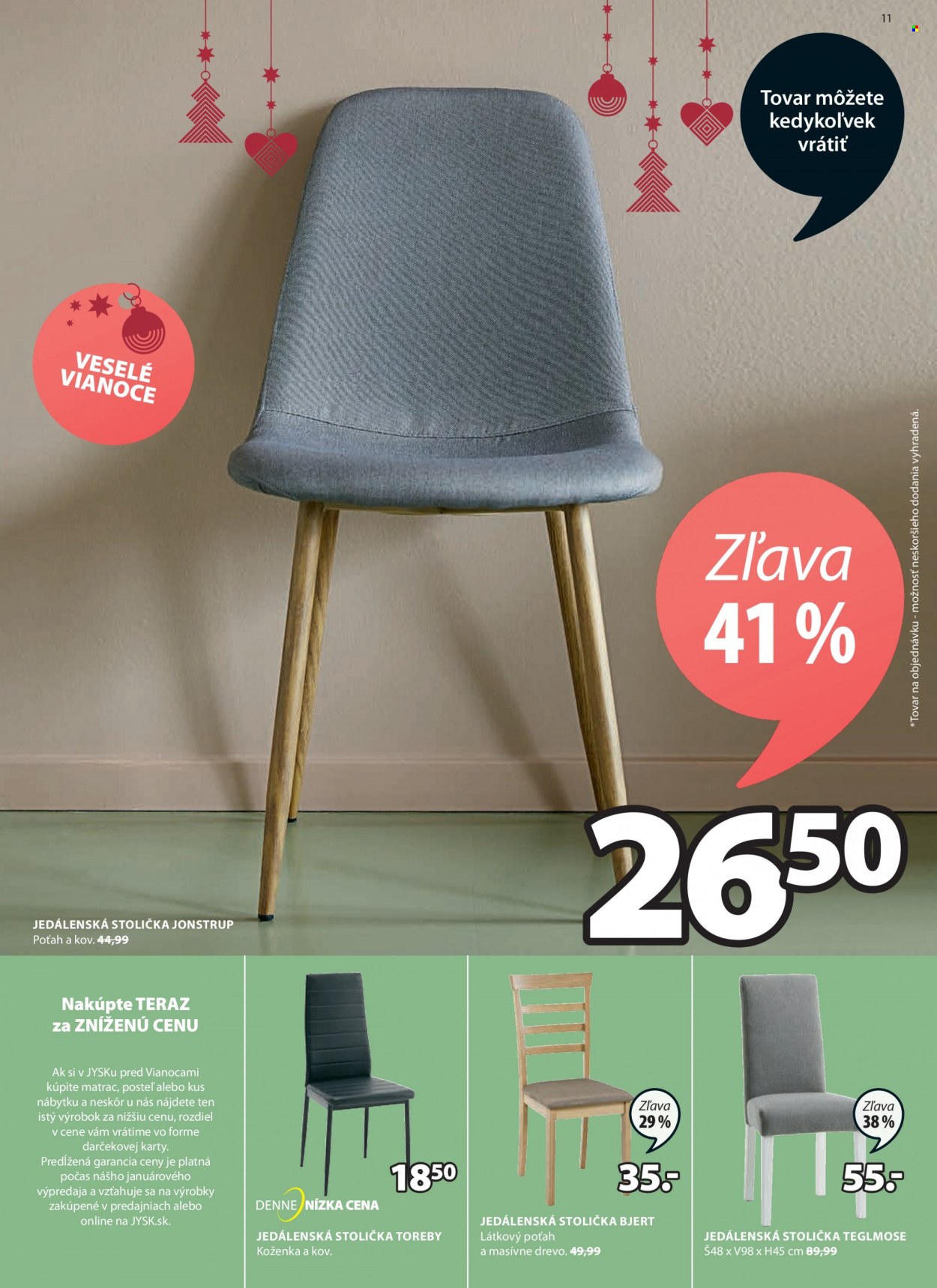 Leták JYSK - 29.11.2021 - 15.12.2021. Strana 11