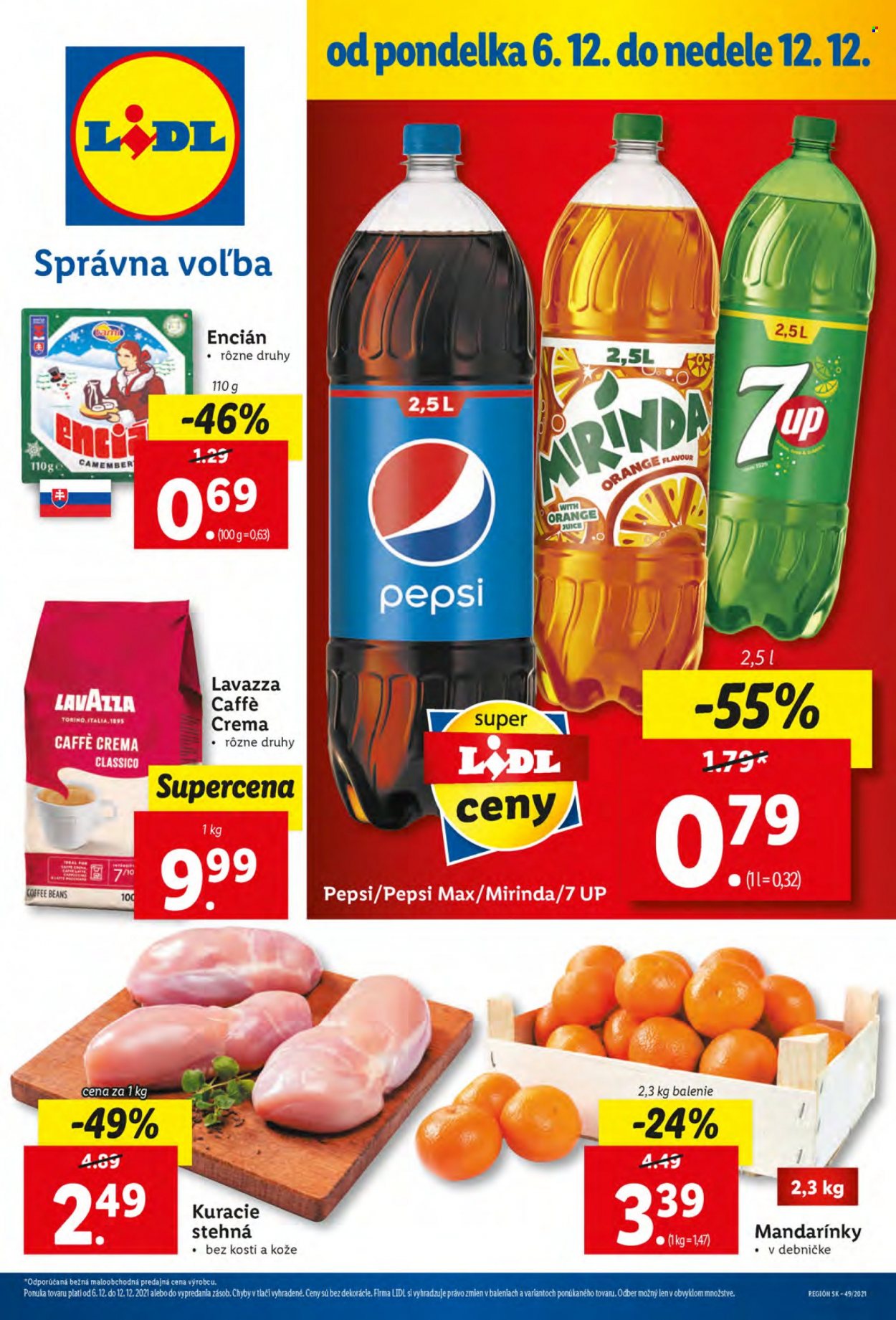 Leták Lidl - 6.12.2021 - 12.12.2021. Strana 1