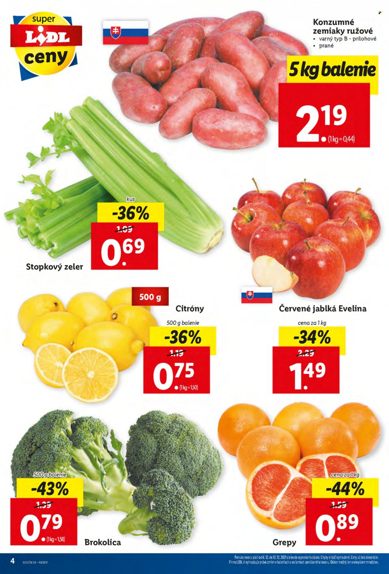 Leták Lidl - 6.12.2021 - 12.12.2021. Strana 4