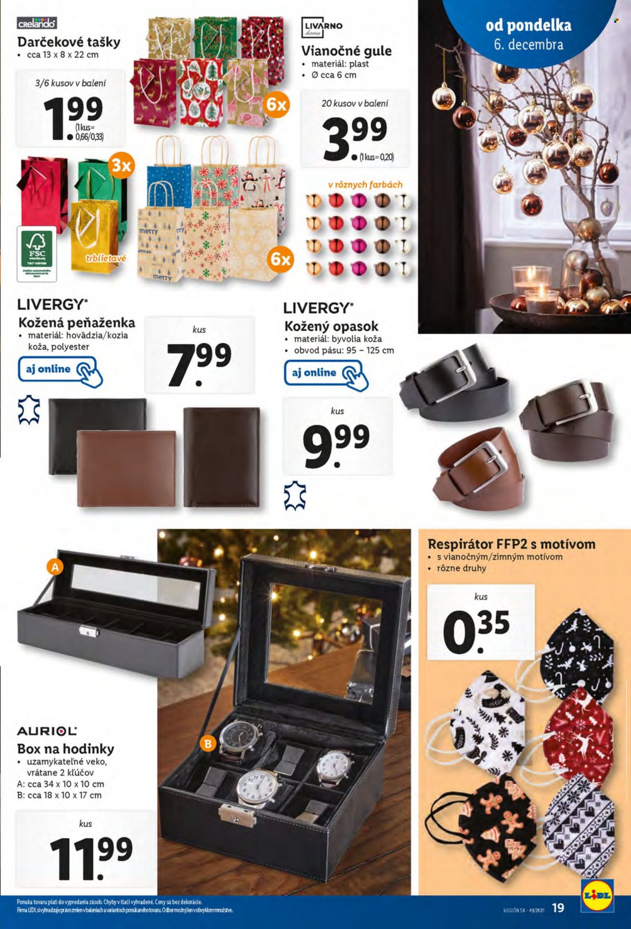 Leták Lidl - 6.12.2021 - 12.12.2021. Strana 19
