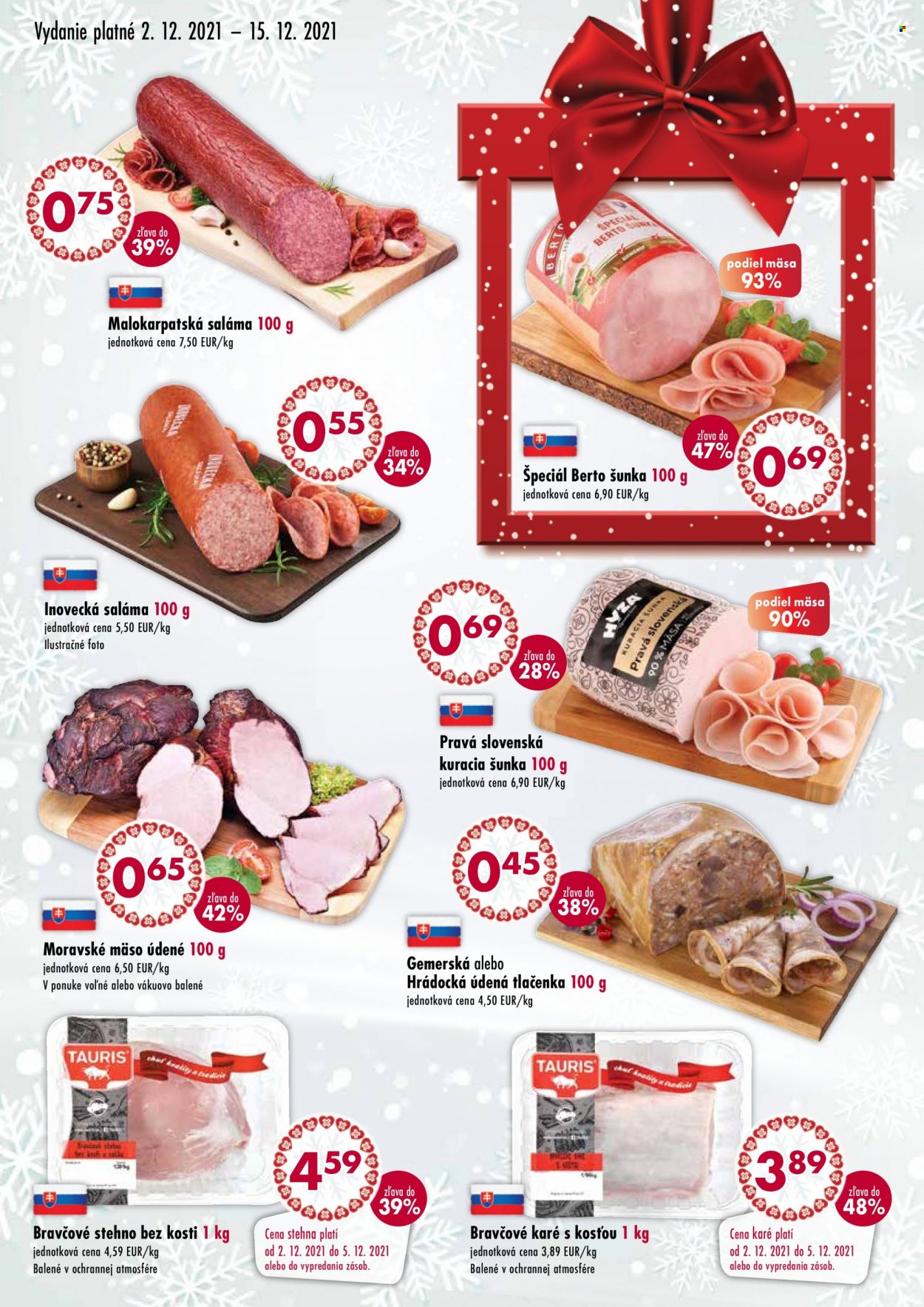 Leták COOP Jednota - 2.12.2021 - 15.12.2021. Strana 2