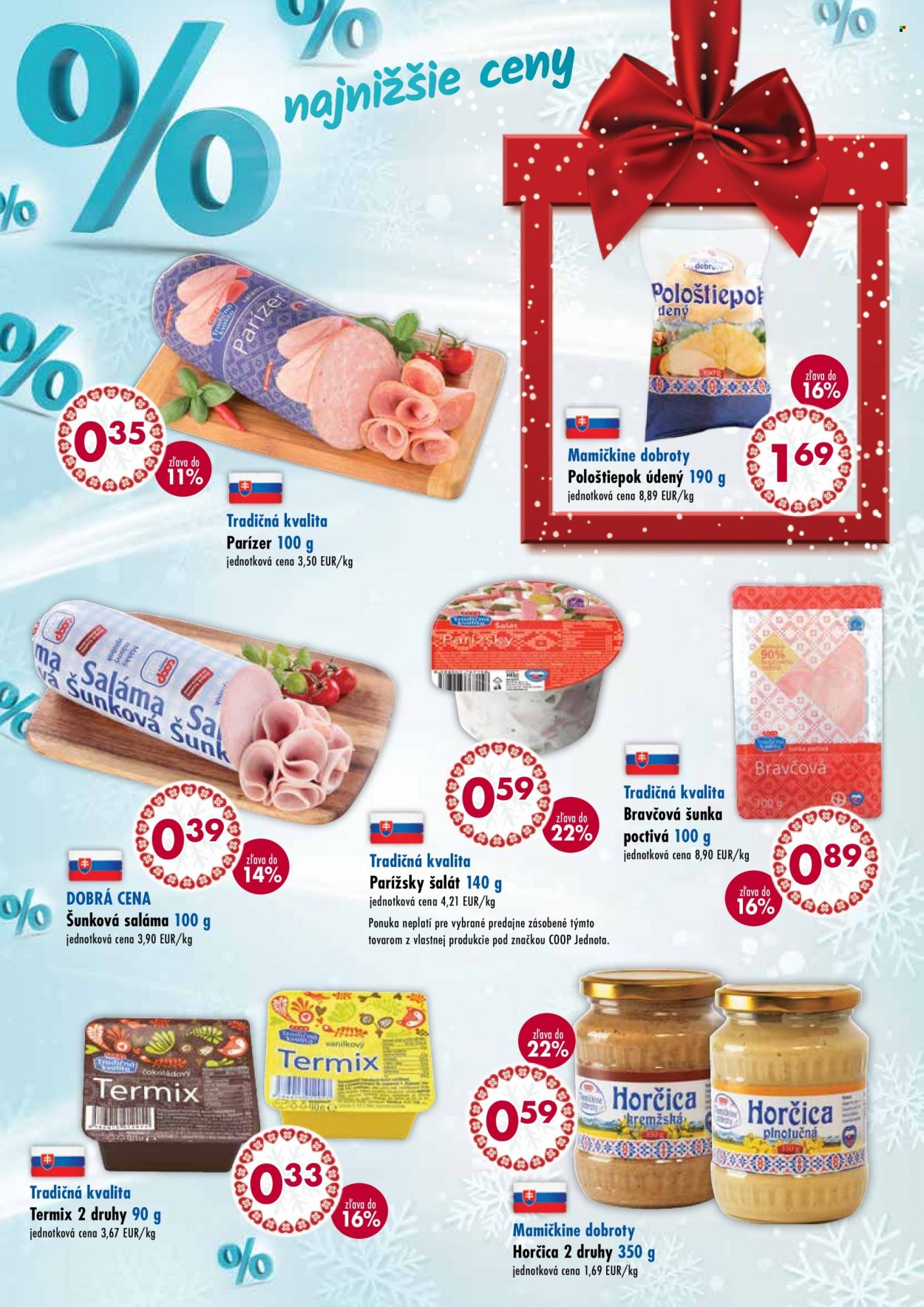 Leták COOP Jednota - 2.12.2021 - 15.12.2021. Strana 22