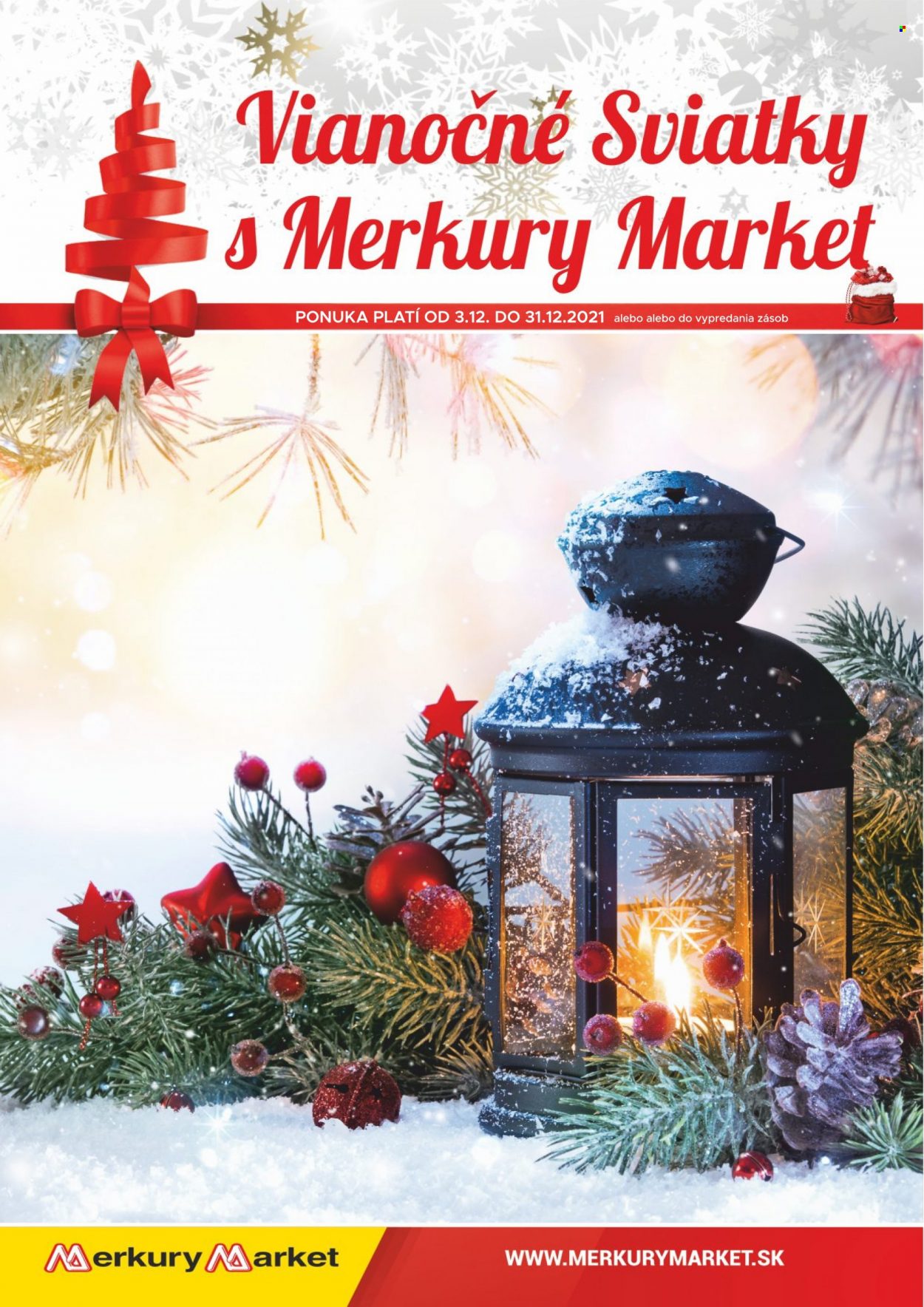 Leták Merkury Market - 3.12.2021 - 31.12.2021. Strana 1
