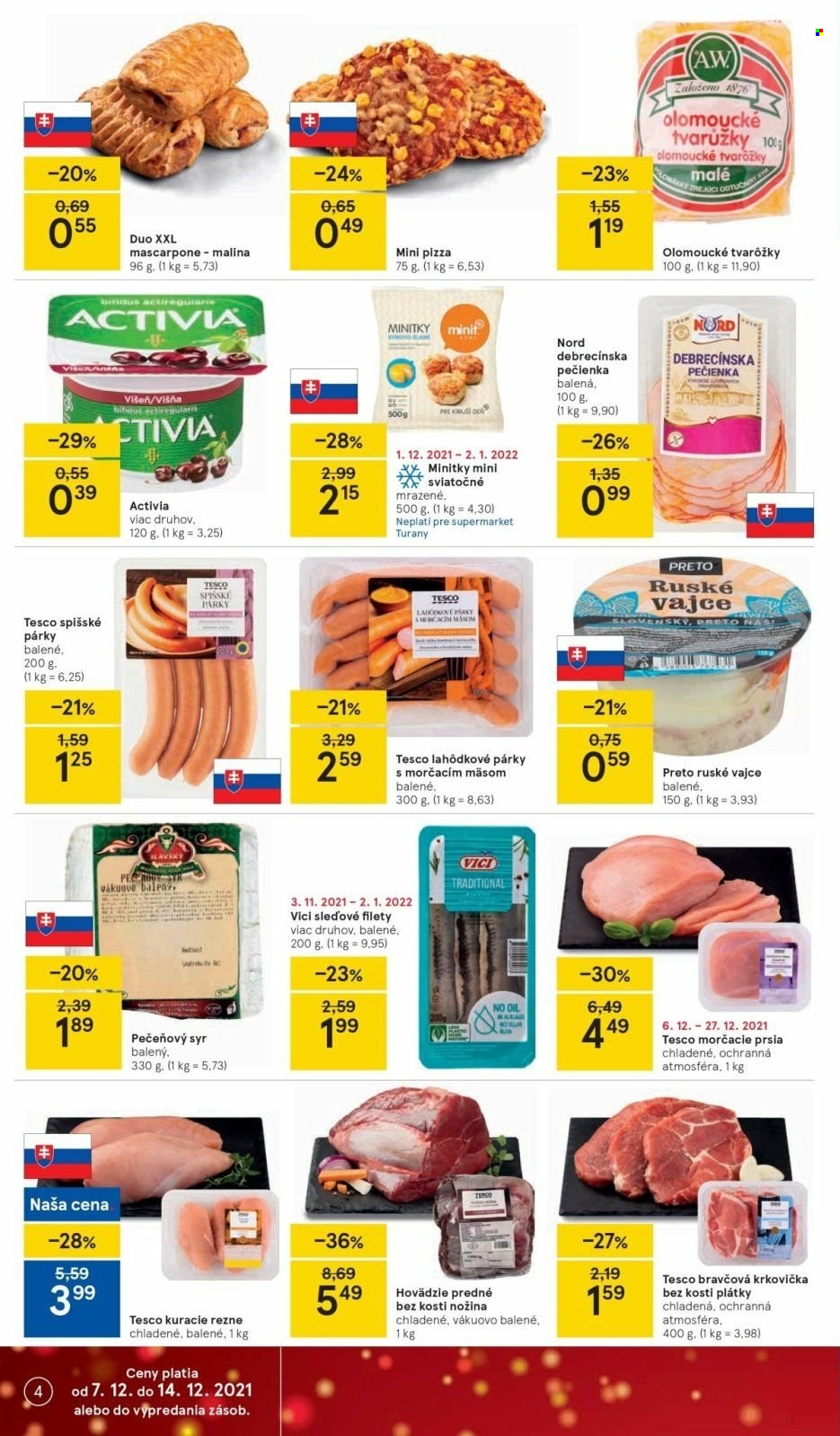 Leták TESCO supermarket - 7.12.2021 - 14.12.2021. Strana 4