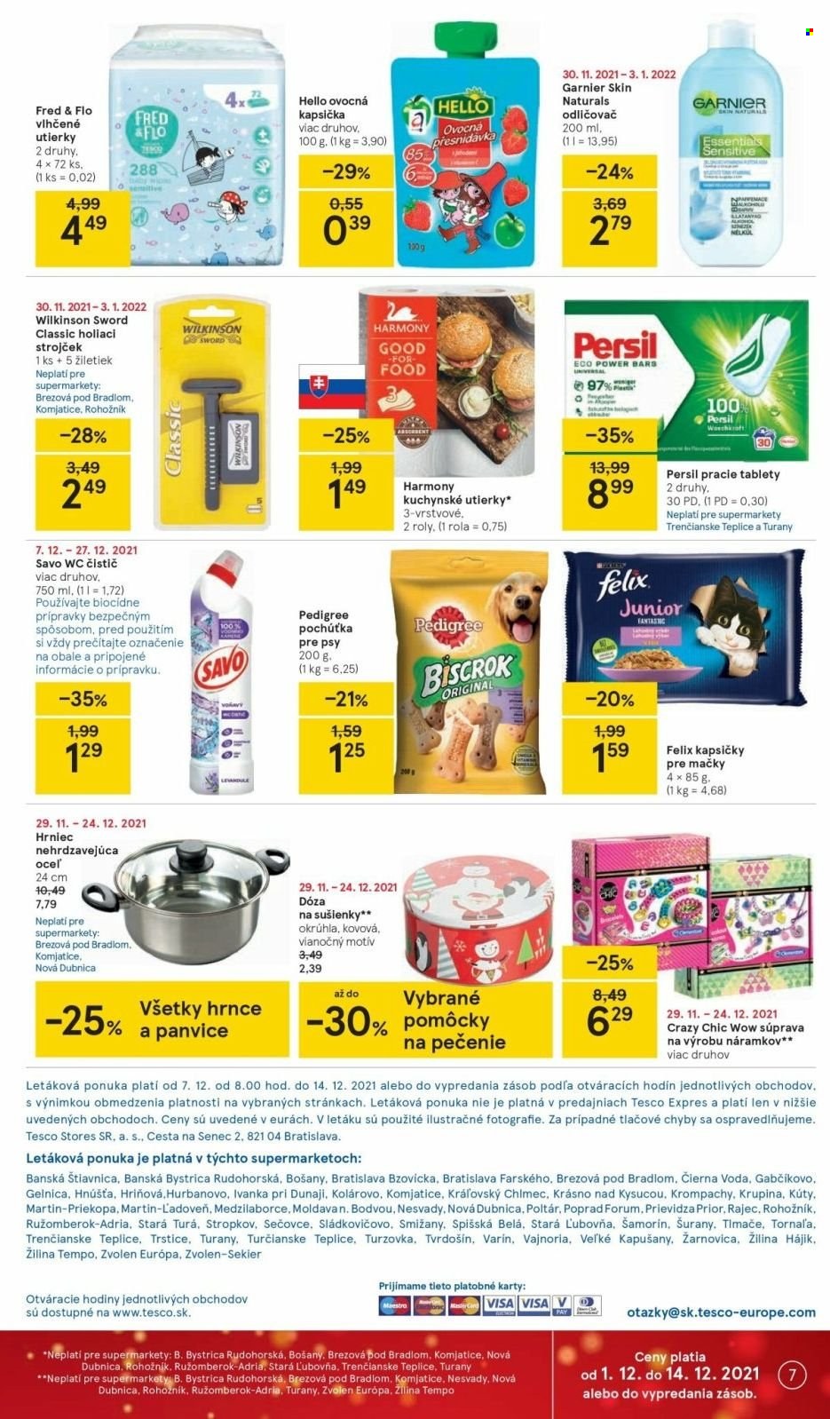 Leták TESCO supermarket - 7.12.2021 - 14.12.2021. Strana 7
