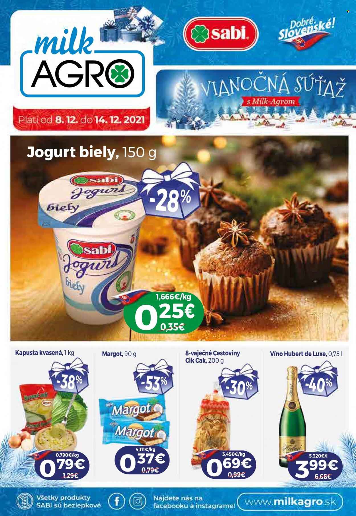 Leták Milk AGRO - 8.12.2021 - 14.12.2021. Strana 1