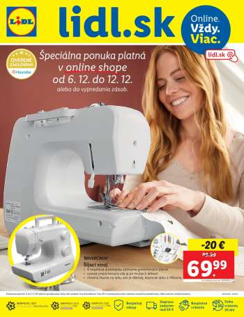Leták Lidl - 6.12.2021 - 12.12.2021.
