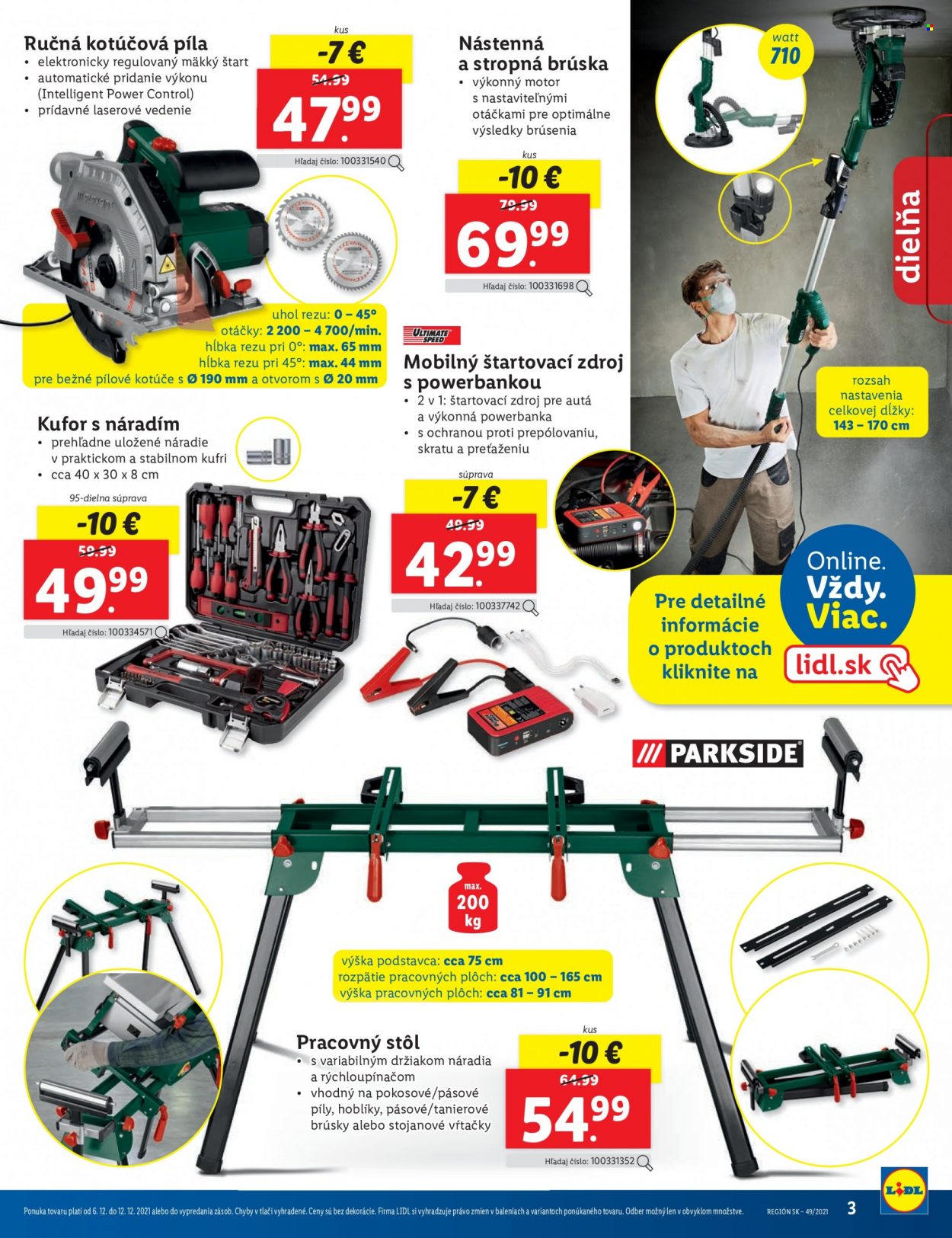 Leták Lidl - 6.12.2021 - 12.12.2021. Strana 3