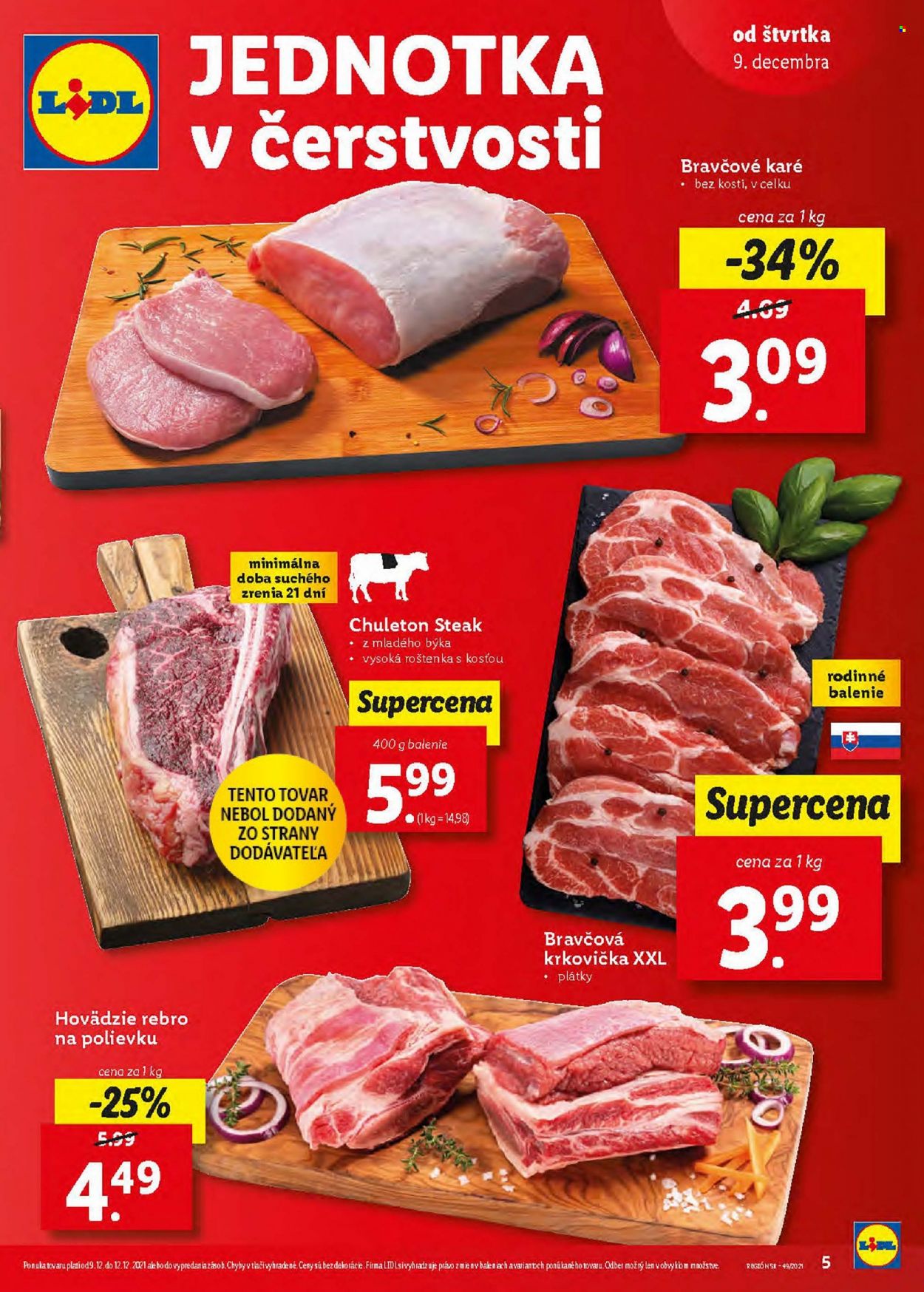 Leták Lidl - 9.12.2021 - 12.12.2021. Strana 5