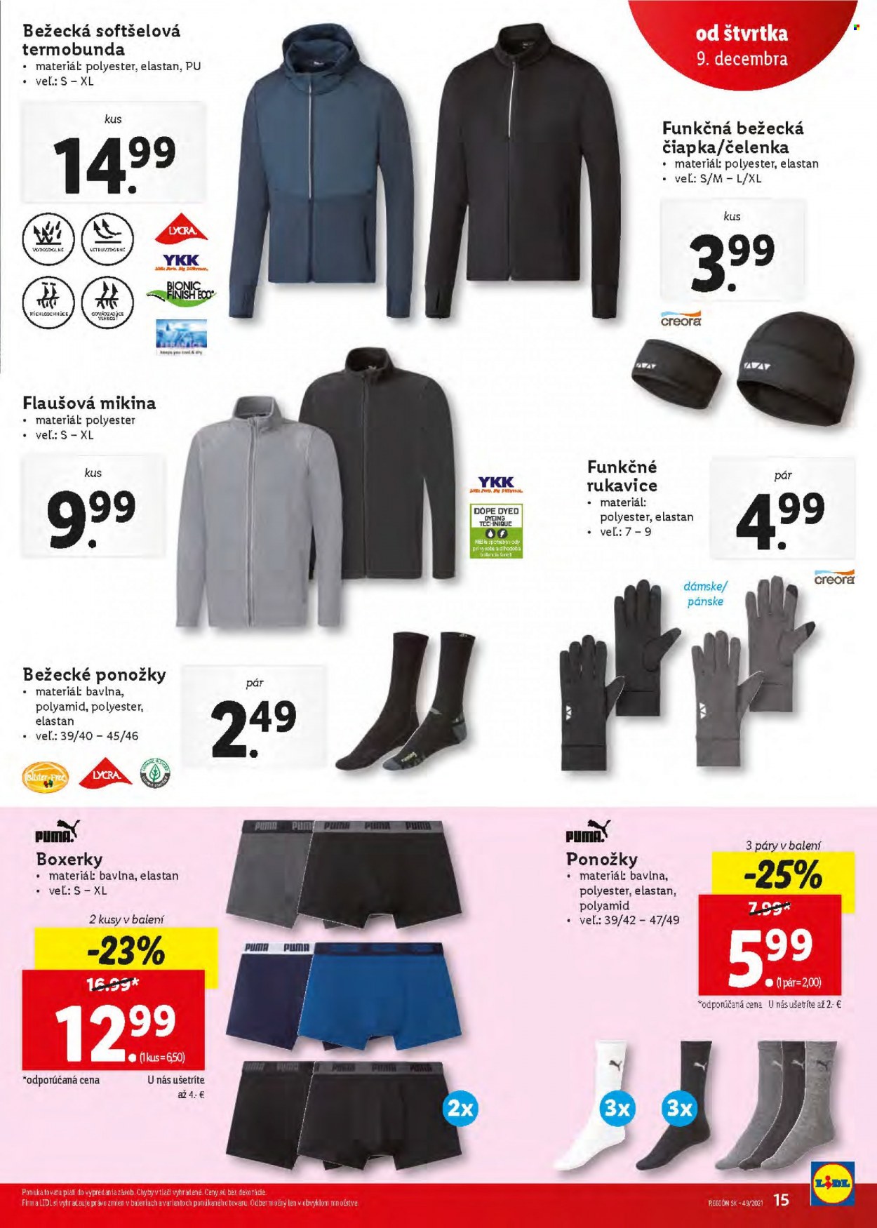 Leták Lidl - 9.12.2021 - 12.12.2021. Strana 15