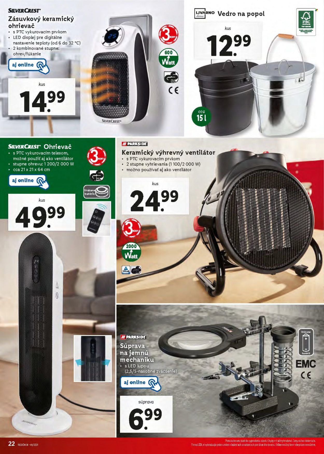 Leták Lidl - 9.12.2021 - 12.12.2021. Strana 22