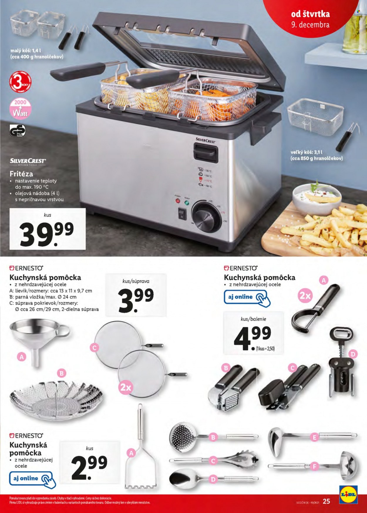 Leták Lidl - 9.12.2021 - 12.12.2021. Strana 25