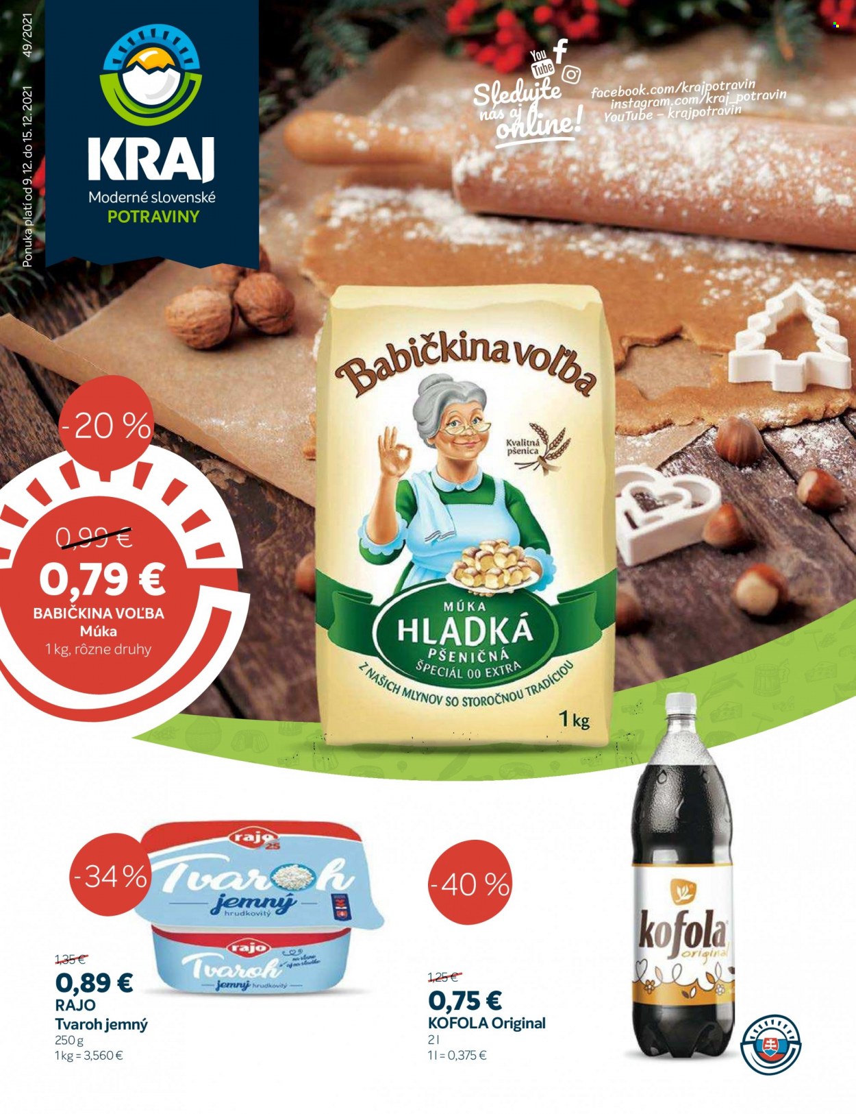 Leták Kraj - 9.12.2021 - 15.12.2021. Strana 1