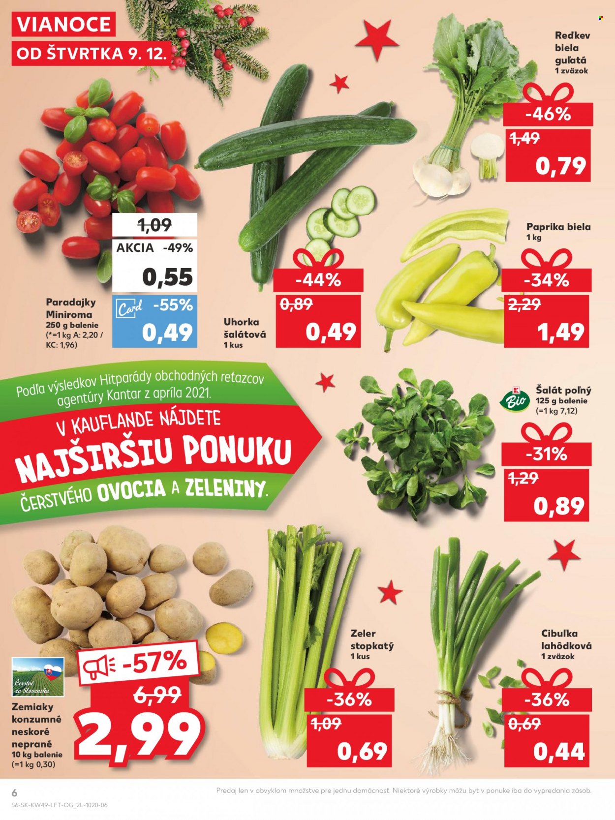 Leták Kaufland - 9.12.2021 - 15.12.2021. Strana 6