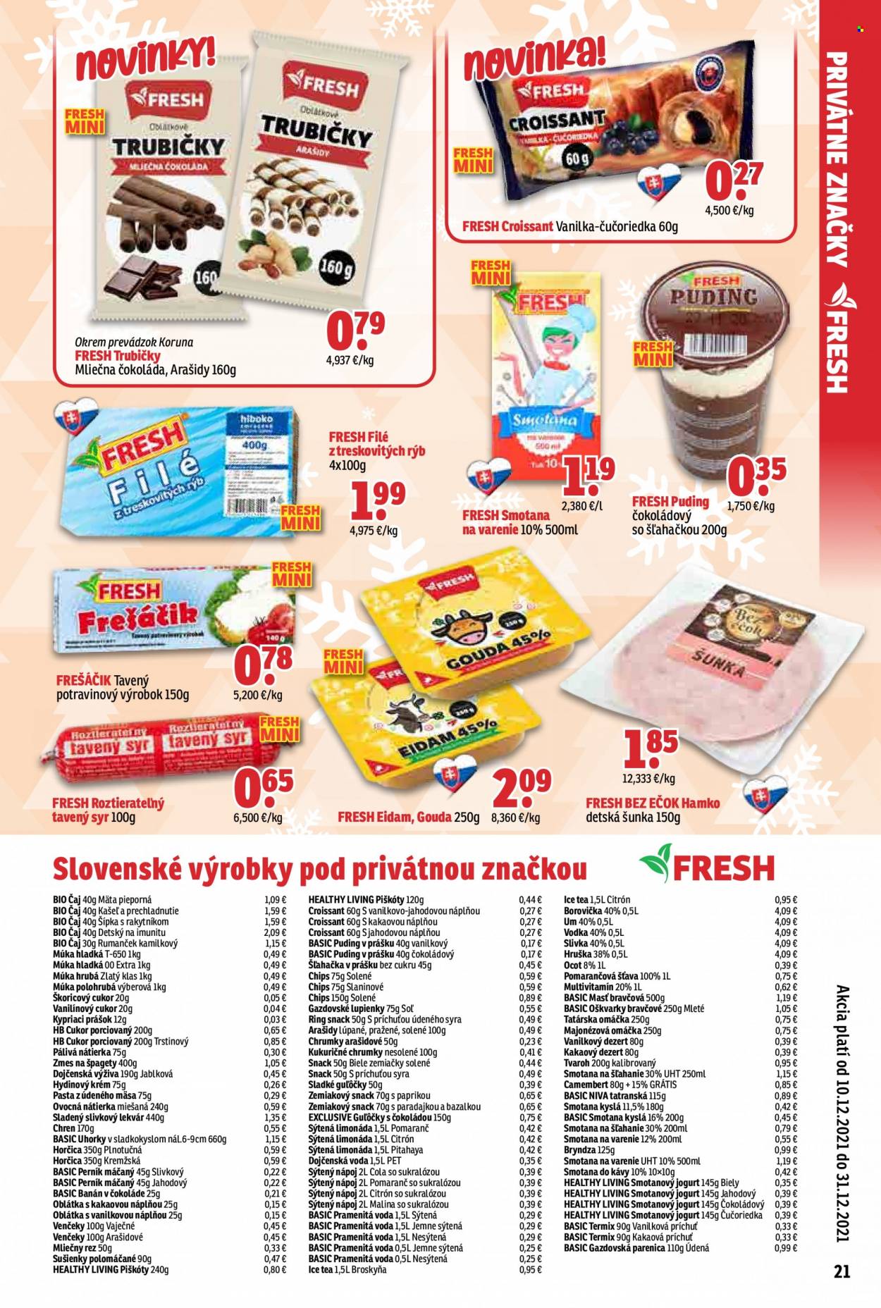 Leták FRESH - 10.12.2021 - 31.12.2021. Strana 21