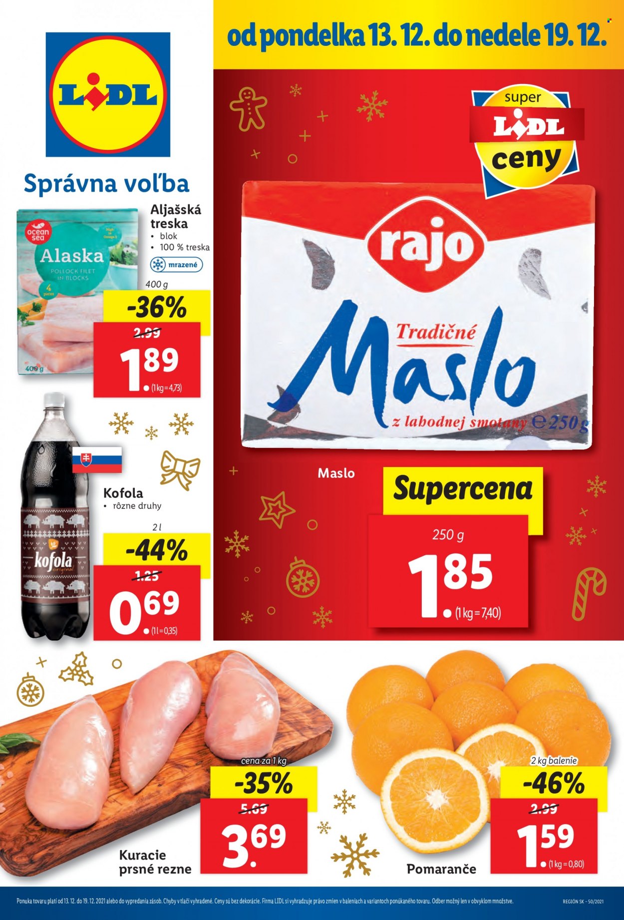 Leták Lidl - 13.12.2021 - 19.12.2021. Strana 1