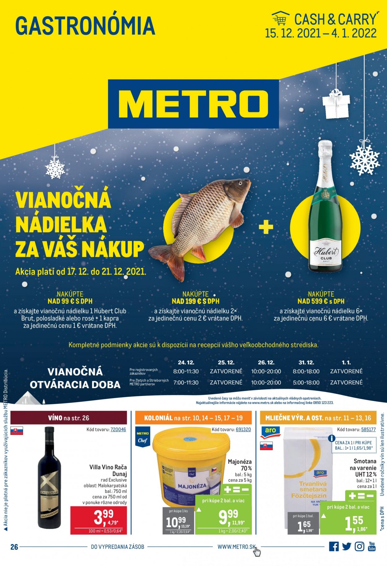 Leták Metro - 15.12.2021 - 4.1.2022. Strana 1
