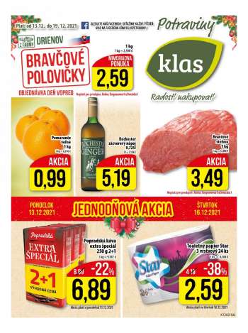 Leták Klas - 13.12.2021 - 19.12.2021.