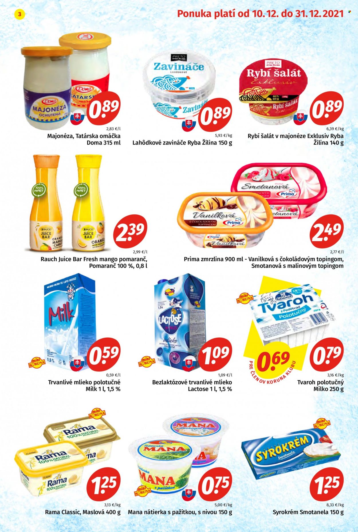 Leták Potraviny KORUNA - 10.12.2021 - 31.12.2021. Strana 3