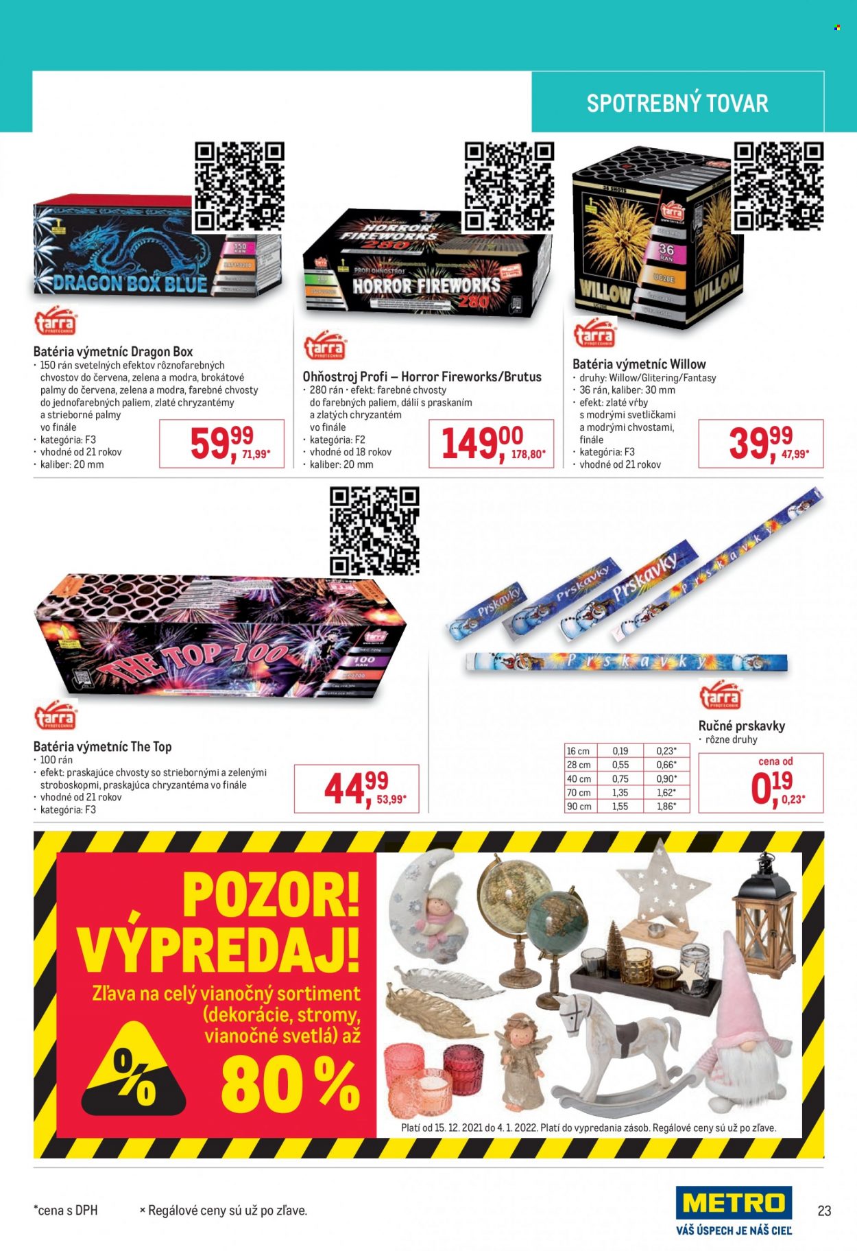 Leták Metro - 15.12.2021 - 4.1.2022. Strana 23