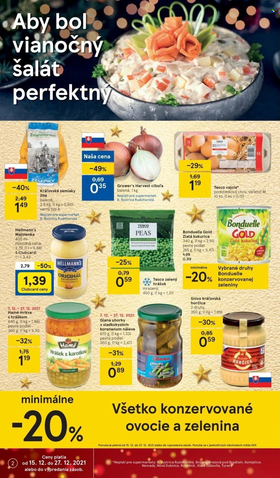 Leták TESCO supermarket - 15.12.2021 - 27.12.2021. Strana 2