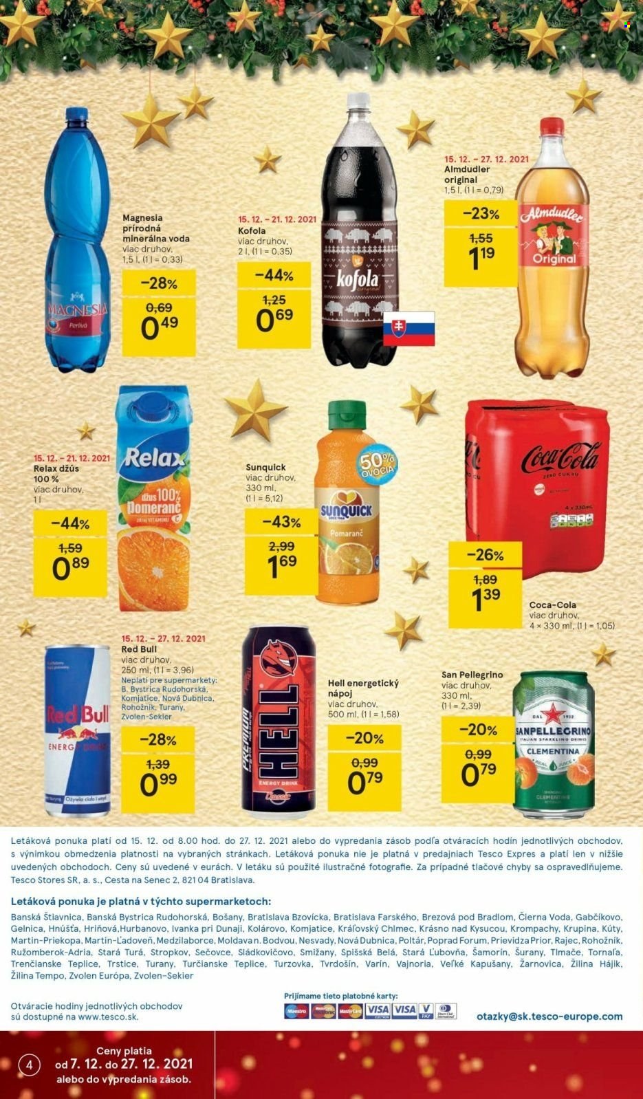 Leták TESCO supermarket - 15.12.2021 - 27.12.2021. Strana 4