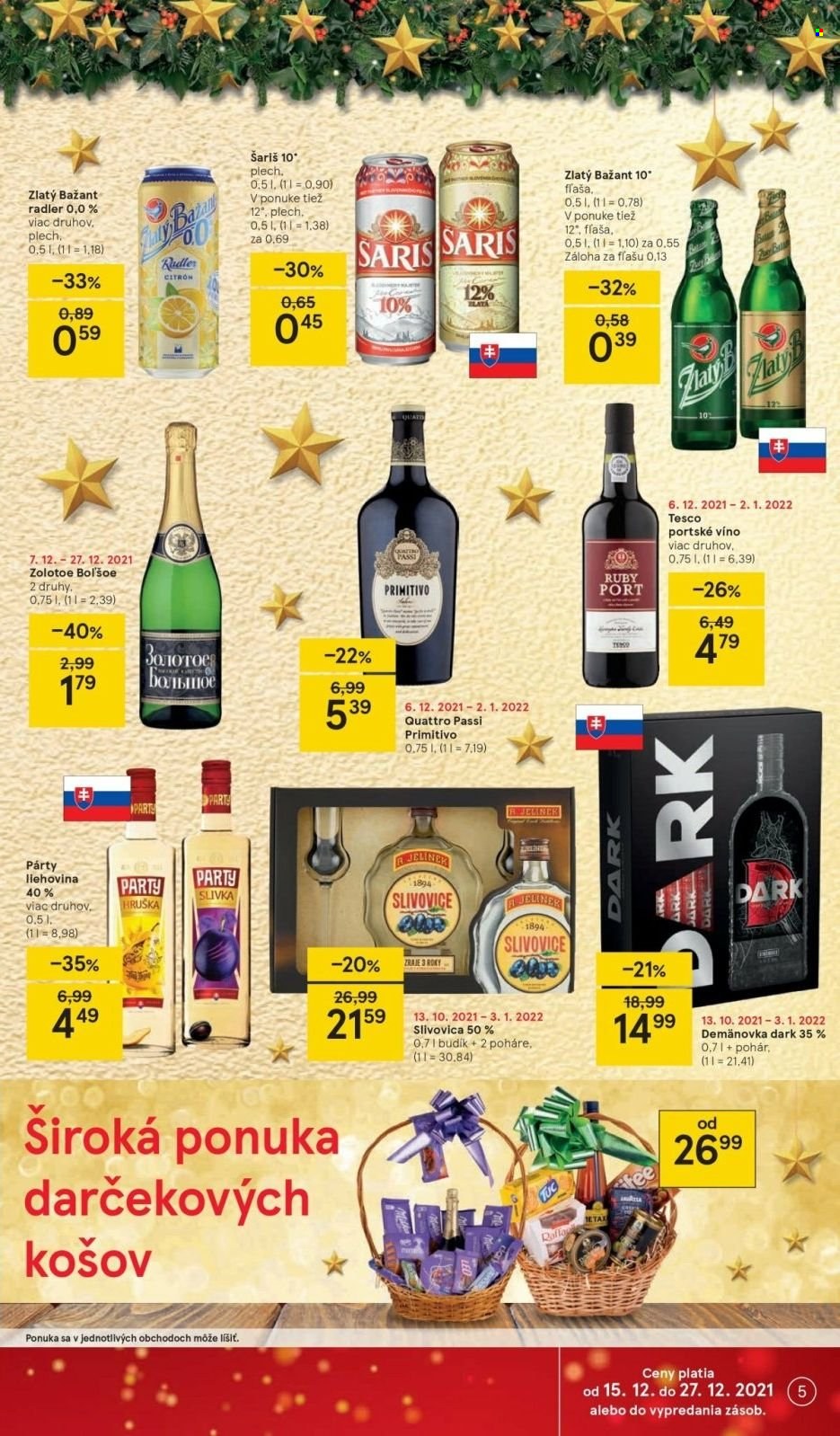 Leták TESCO supermarket - 15.12.2021 - 27.12.2021. Strana 5