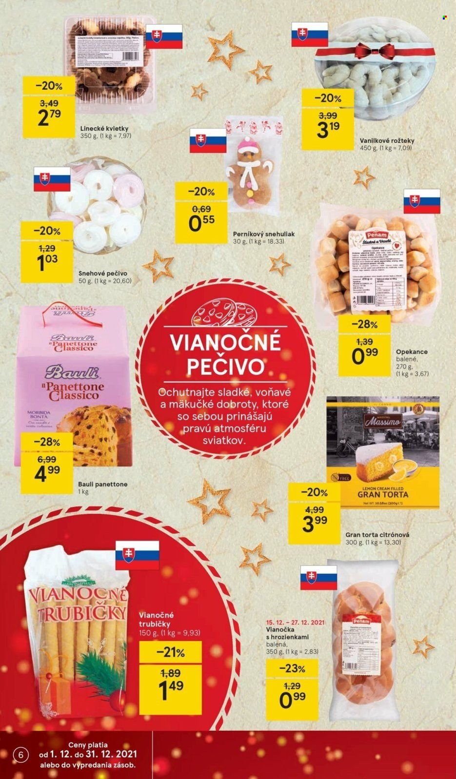 Leták TESCO supermarket - 15.12.2021 - 27.12.2021. Strana 6
