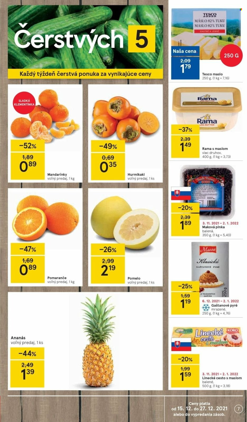 Leták TESCO supermarket - 15.12.2021 - 27.12.2021. Strana 7