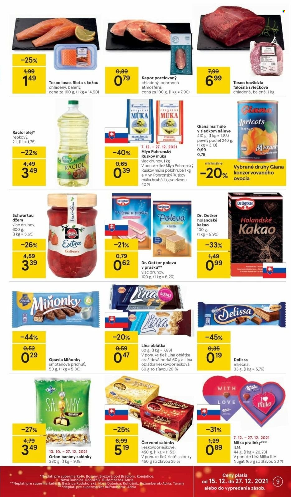 Leták TESCO supermarket - 15.12.2021 - 27.12.2021. Strana 9