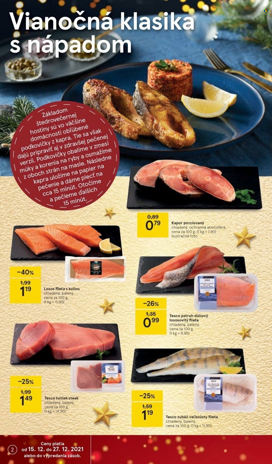 Leták TESCO - 15.12.2021 - 27.12.2021. Strana 2