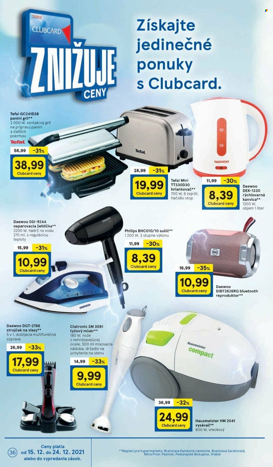 Leták TESCO - 15.12.2021 - 27.12.2021. Strana 36